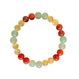 8mm Yellow Beaded Bracelet Bracelet Hand