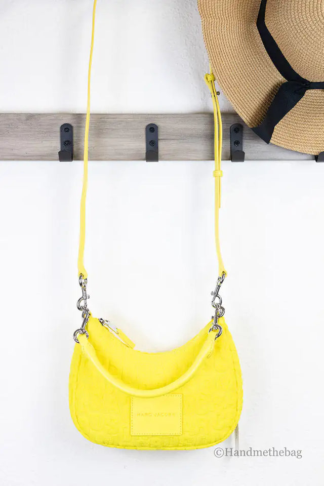 Marc Jacobs Monogram Kiwi Terry Shoulder Bag